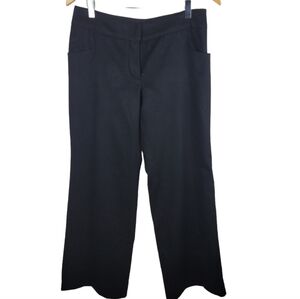 Siahou Career wide leg Trousers Cashmere black 8